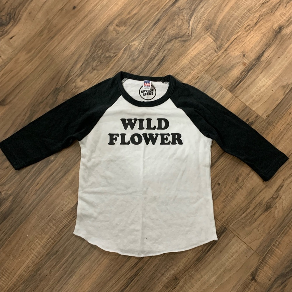Toddler Girl’s Savage Seeds 3/4 Sleeve Raglan